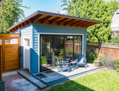 Hawthorne Backyard Studio and Covered Deck Perfection